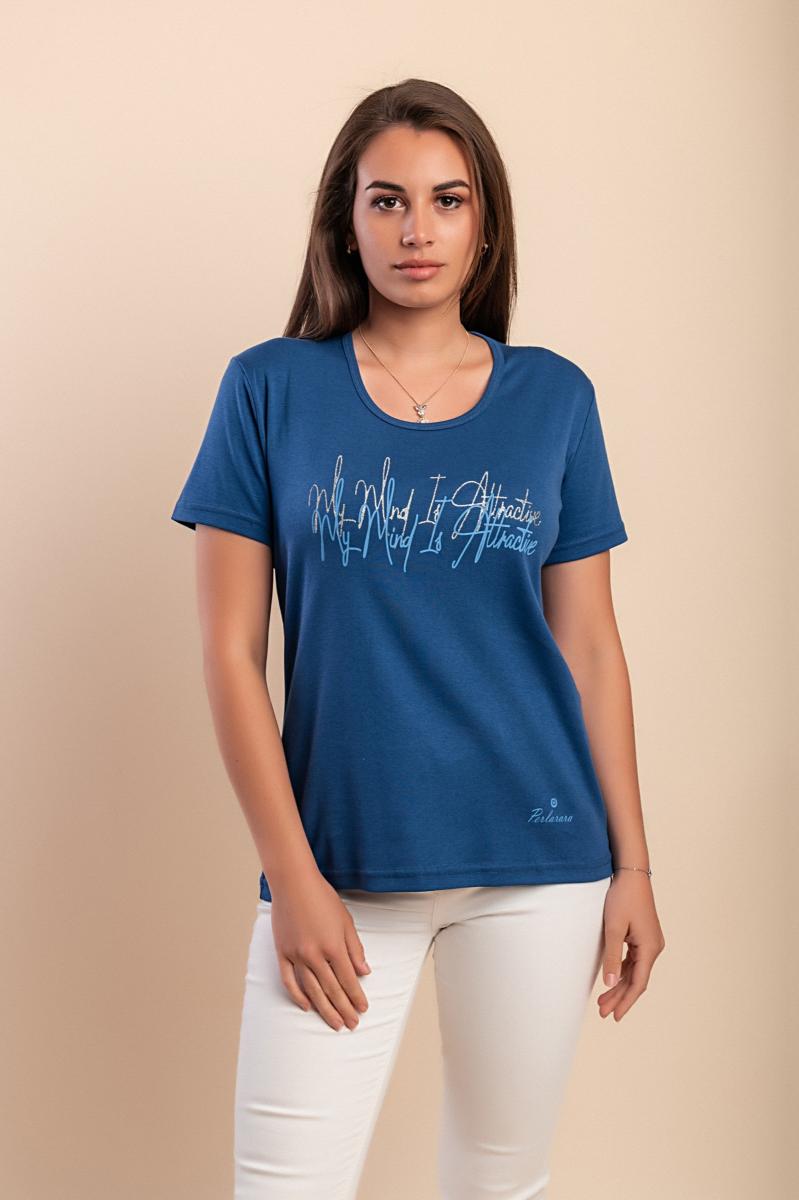 Βαμβακερό T-shirt με τύπωμα