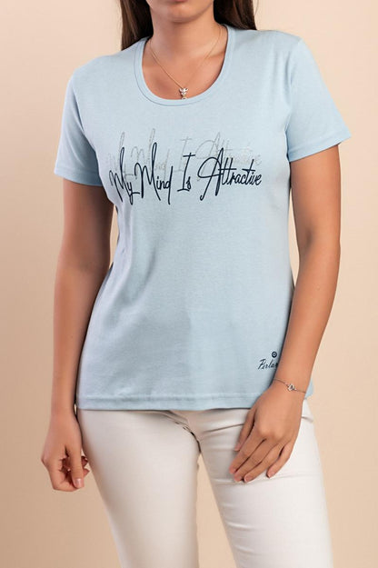 Katoenen T-shirt met print