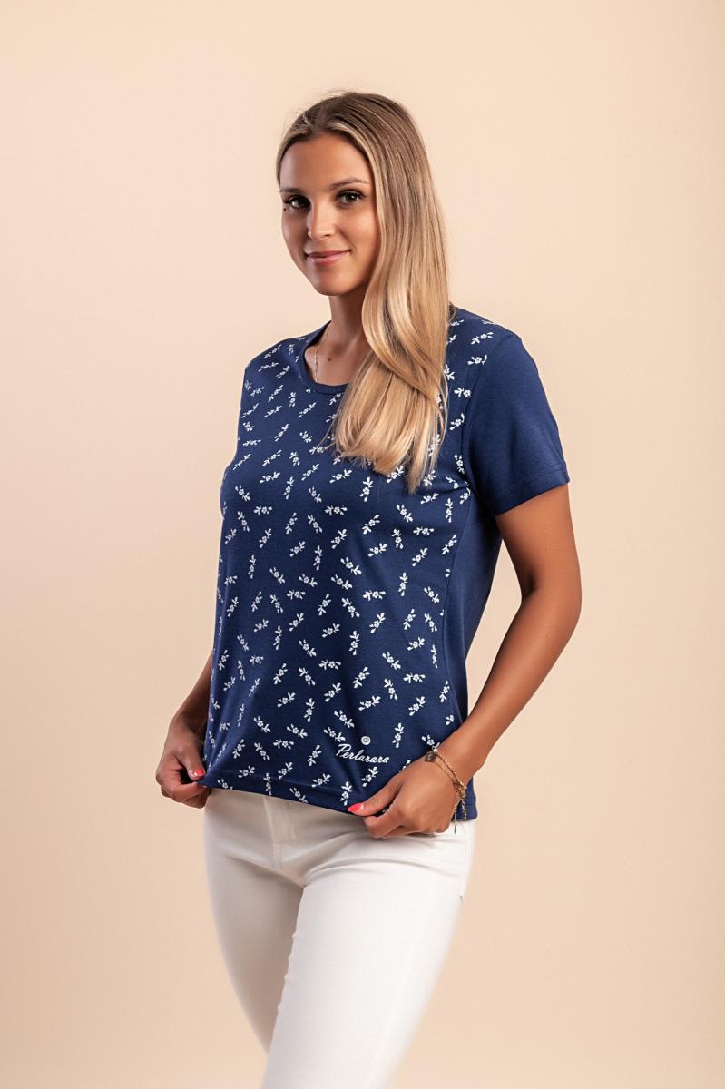 Baumwoll-T-Shirt mit Print