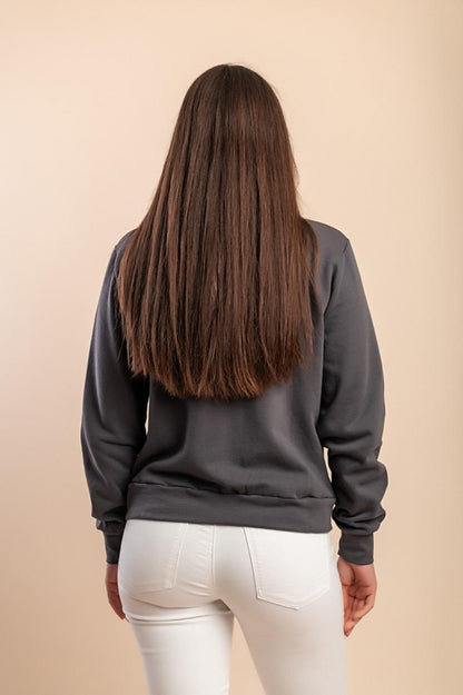 Katoenen sweatshirt met ritssluiting