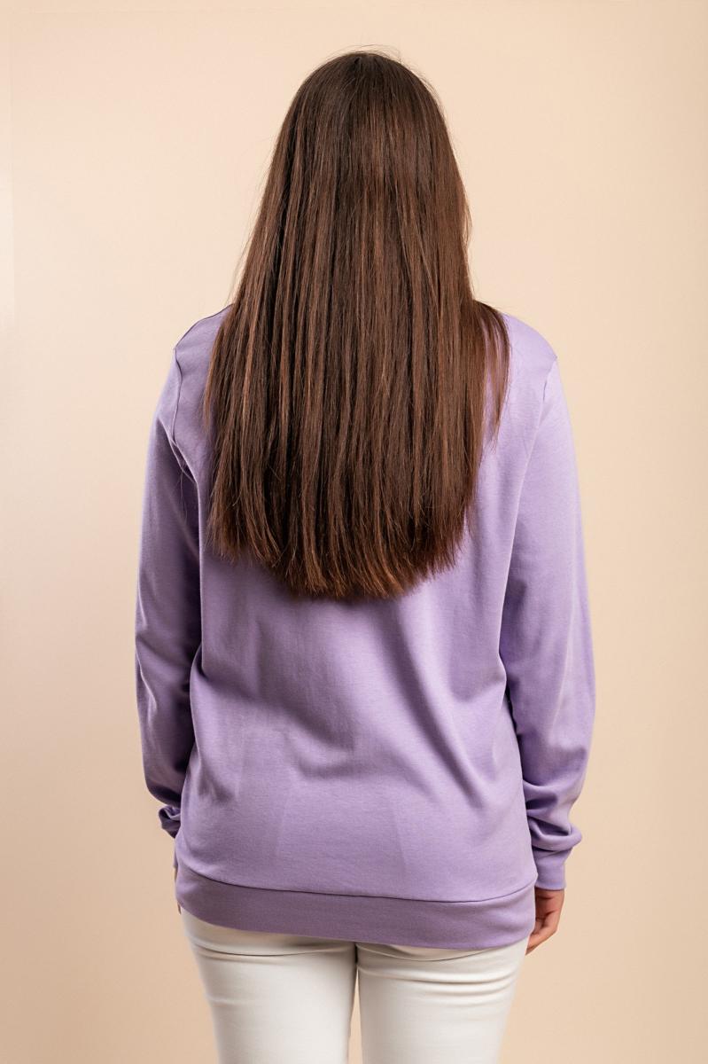 Katoenen sweatshirt met ritssluiting