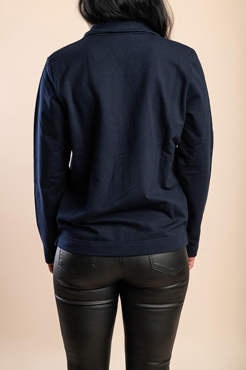 Cotton zip-up jacket