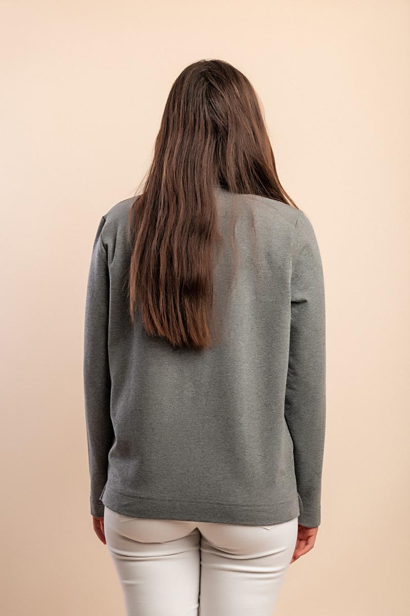 Cotton zip-up jacket