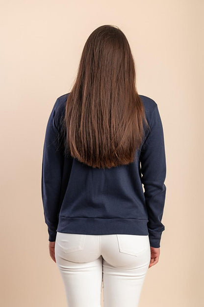 Cotton zip-up jacket