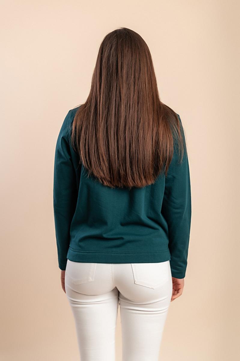Cotton zip-up jacket