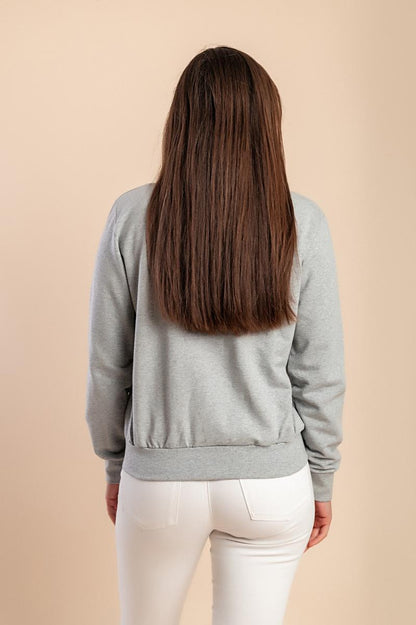 Cotton zip-up jacket