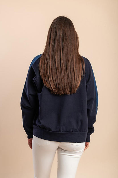 Cotton zip-up jacket