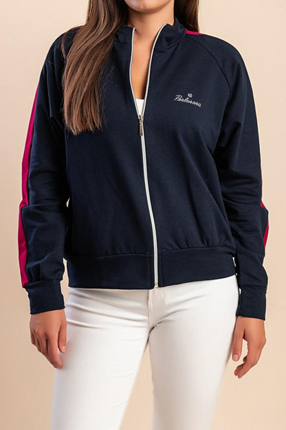 Cotton zip-up jacket