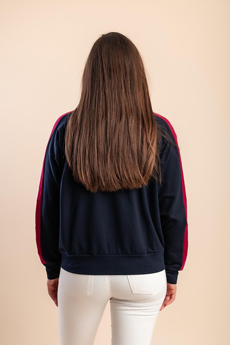 Cotton zip-up jacket