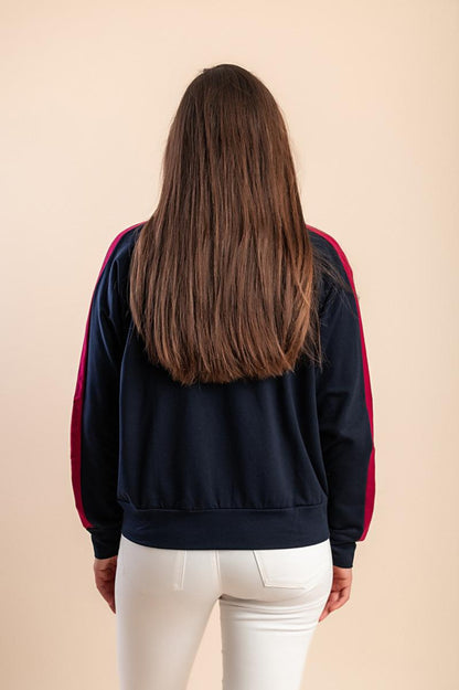 Cotton zip-up jacket