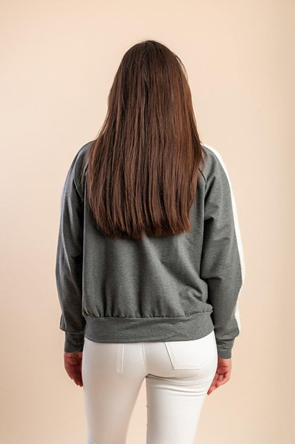 Cotton zip-up jacket