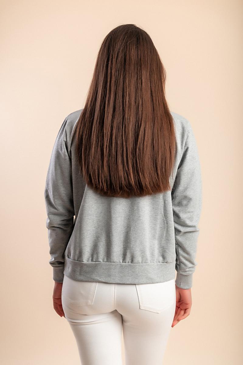 Cotton zip-up jacket