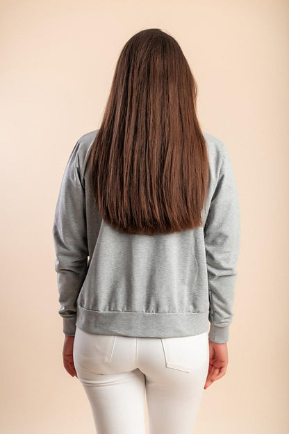 Cotton zip-up jacket