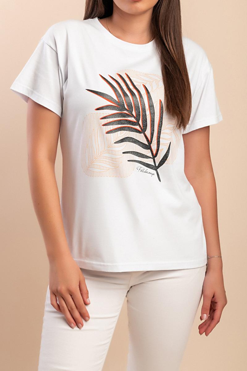 T-shirt in cotone stampata