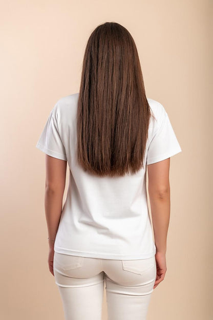 T-shirt in cotone stampata