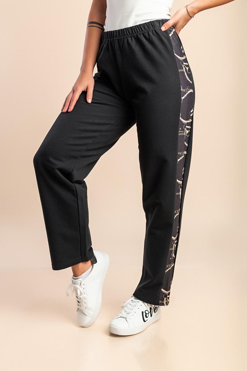 Pantaloni stampati in cotone