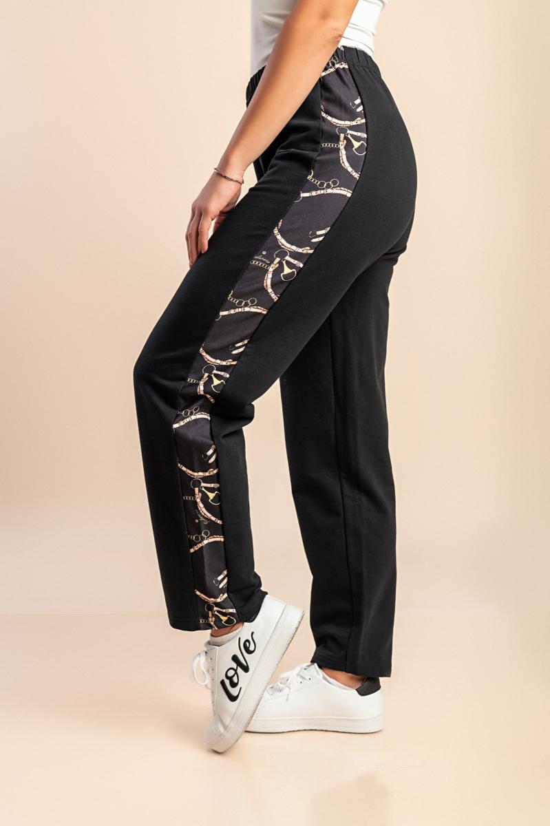 Pantaloni stampati in cotone