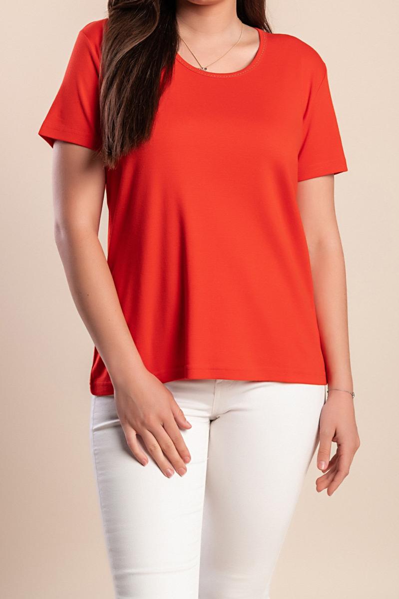 Tricou cu decolteu rotund