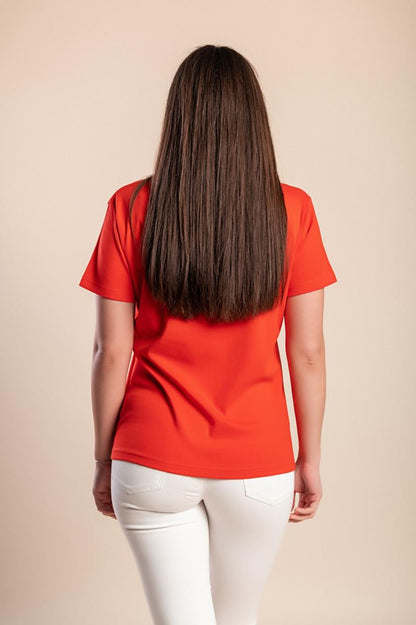 Tricou cu decolteu rotund
