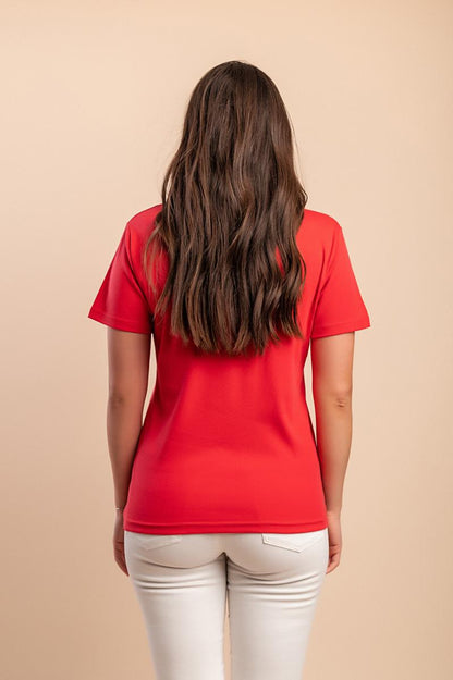 Cotton t-shirt with tassels