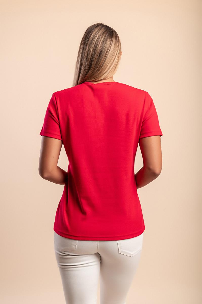 T-shirt in cotone stampata