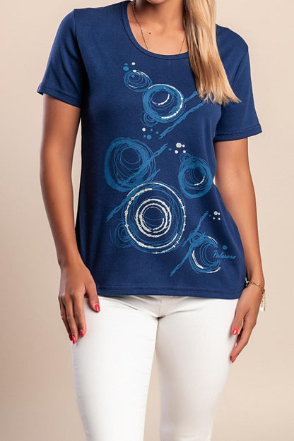 T-shirt in cotone stampata