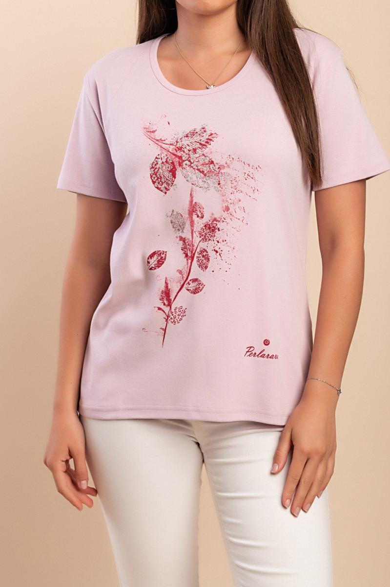 Katoenen T-shirt met print