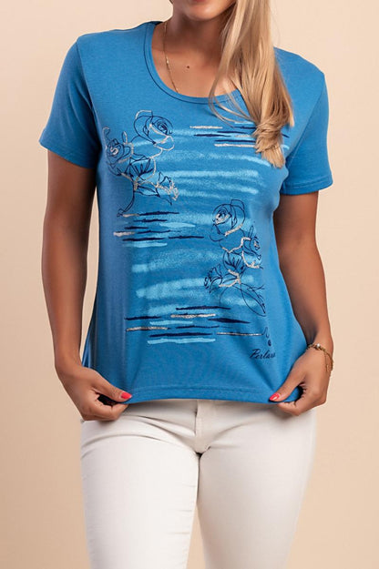 Tricou din bumbac cu imprimeu