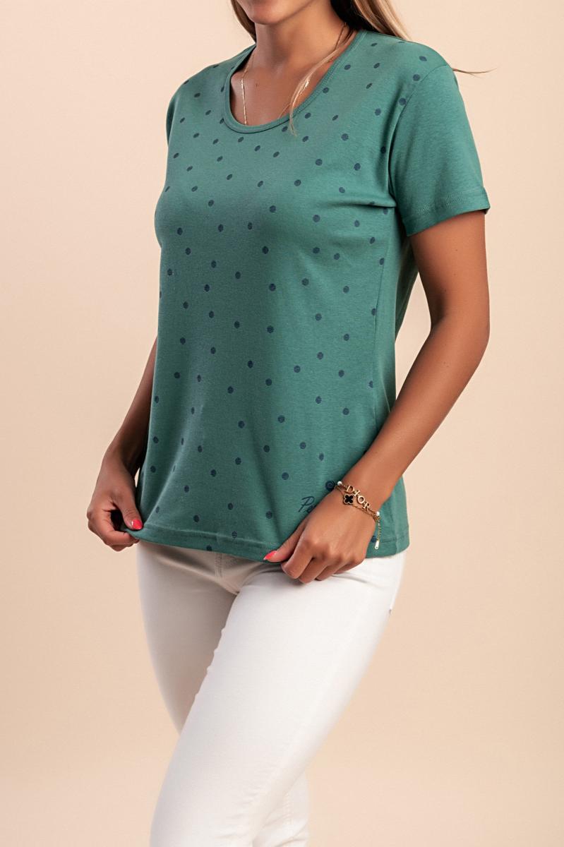 T-shirt in cotone con stampa