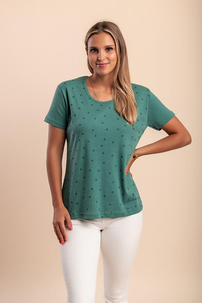 T-shirt in cotone con stampa