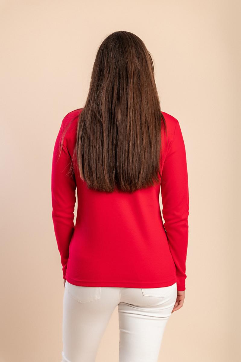 Maglia di cotone a maniche lunghe