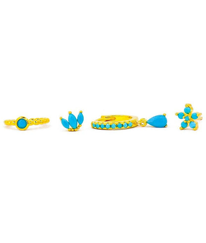 Conjunto de brincos elegante, ART875