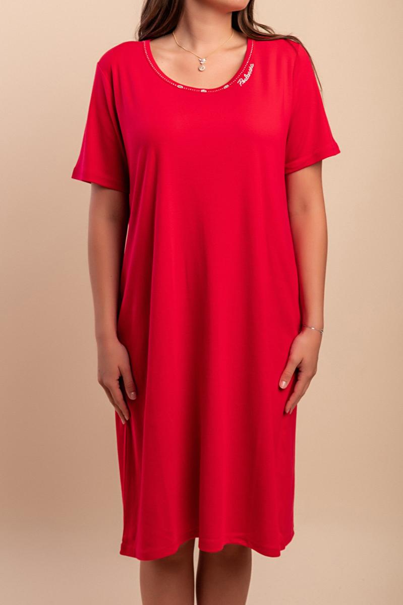 Vestito di cotone a maniche corte
