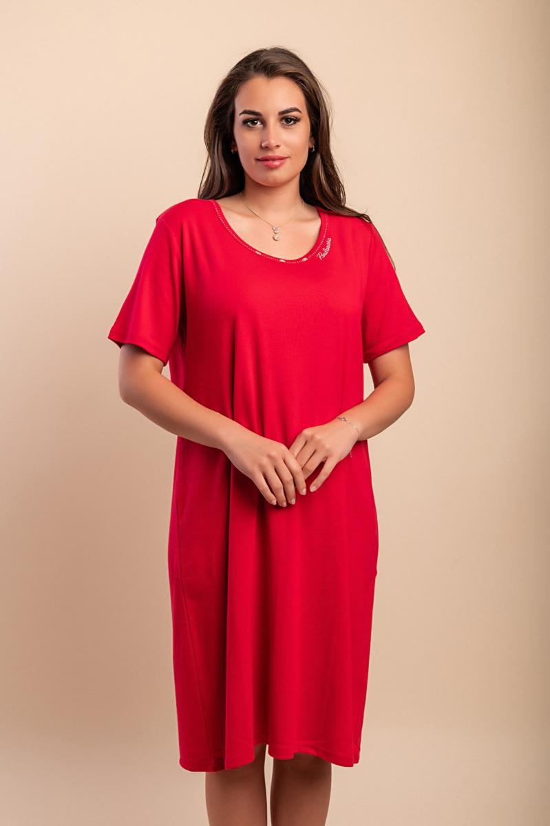 Vestito di cotone a maniche corte