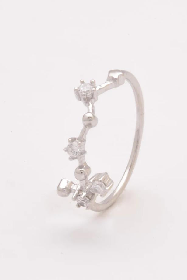 Anello Argento con Strass, ART498