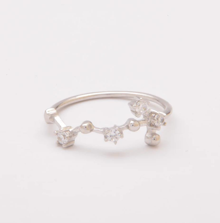 Anello Argento con Strass, ART498