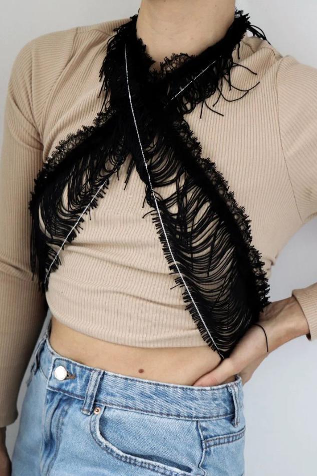 Acessório de moda com renda, ART2784