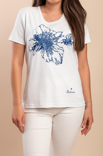 Tricou din bumbac cu imprimeu