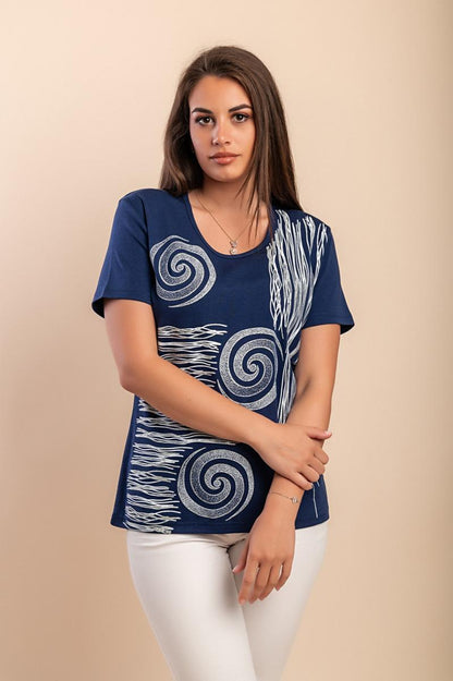 Tricou din bumbac cu imprimeu