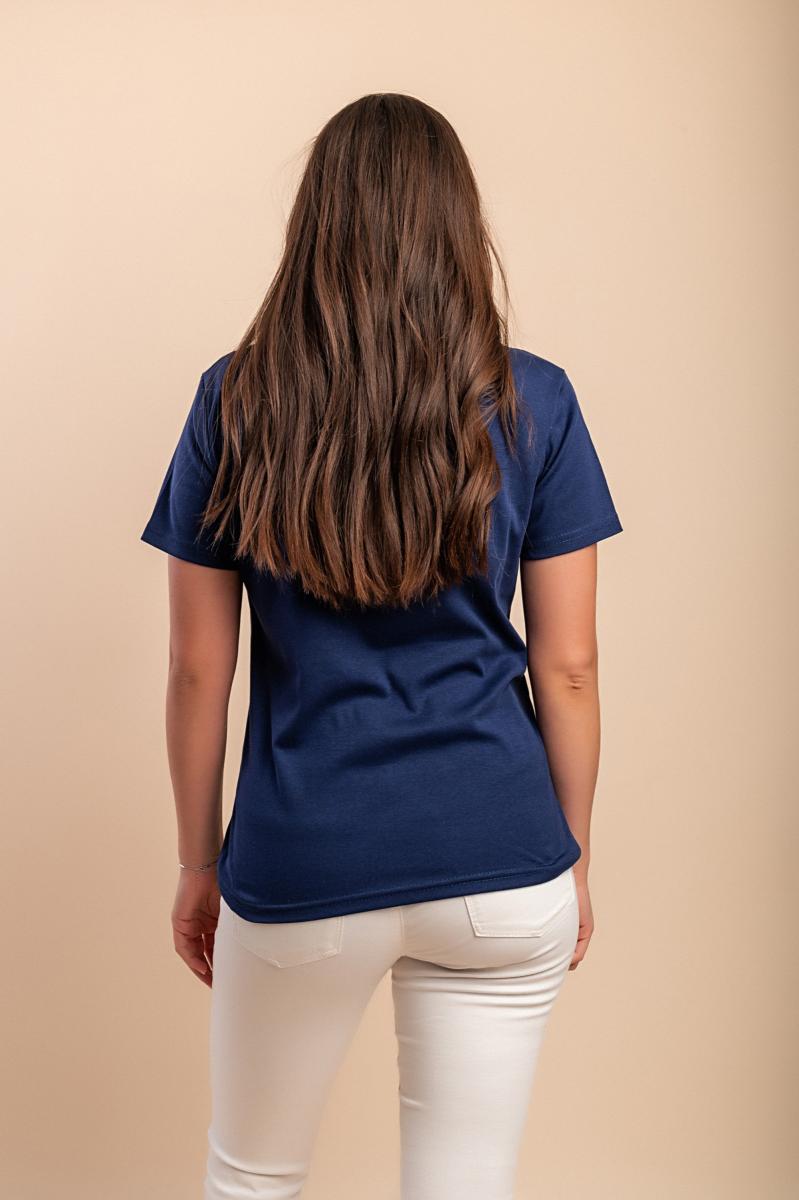 T-shirt di cotone stampata