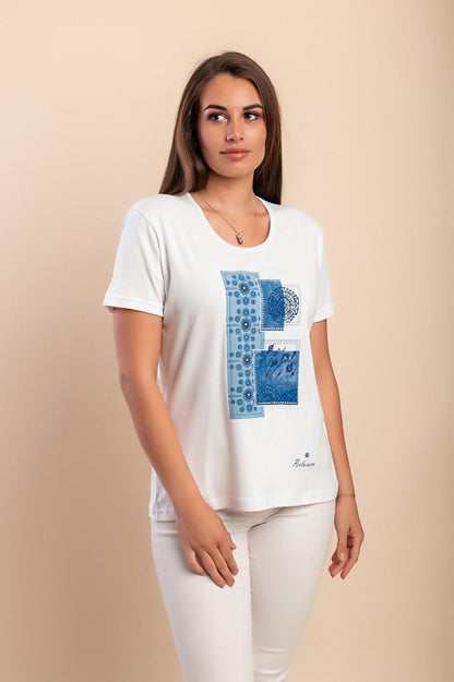Tricou din bumbac cu imprimeu