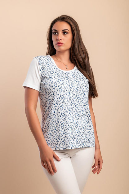 Baumwoll-T-Shirt mit Print