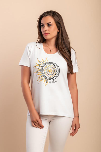 Tricou din bumbac cu imprimeu