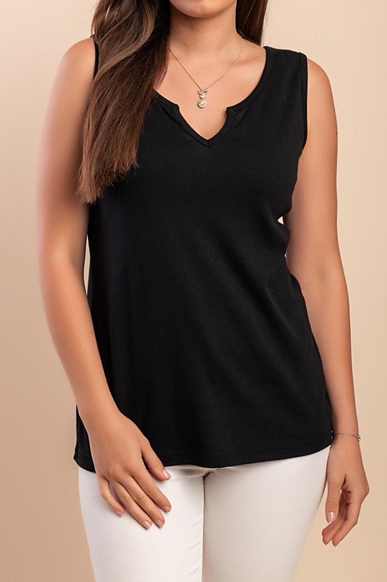 Cotton top with wide straps