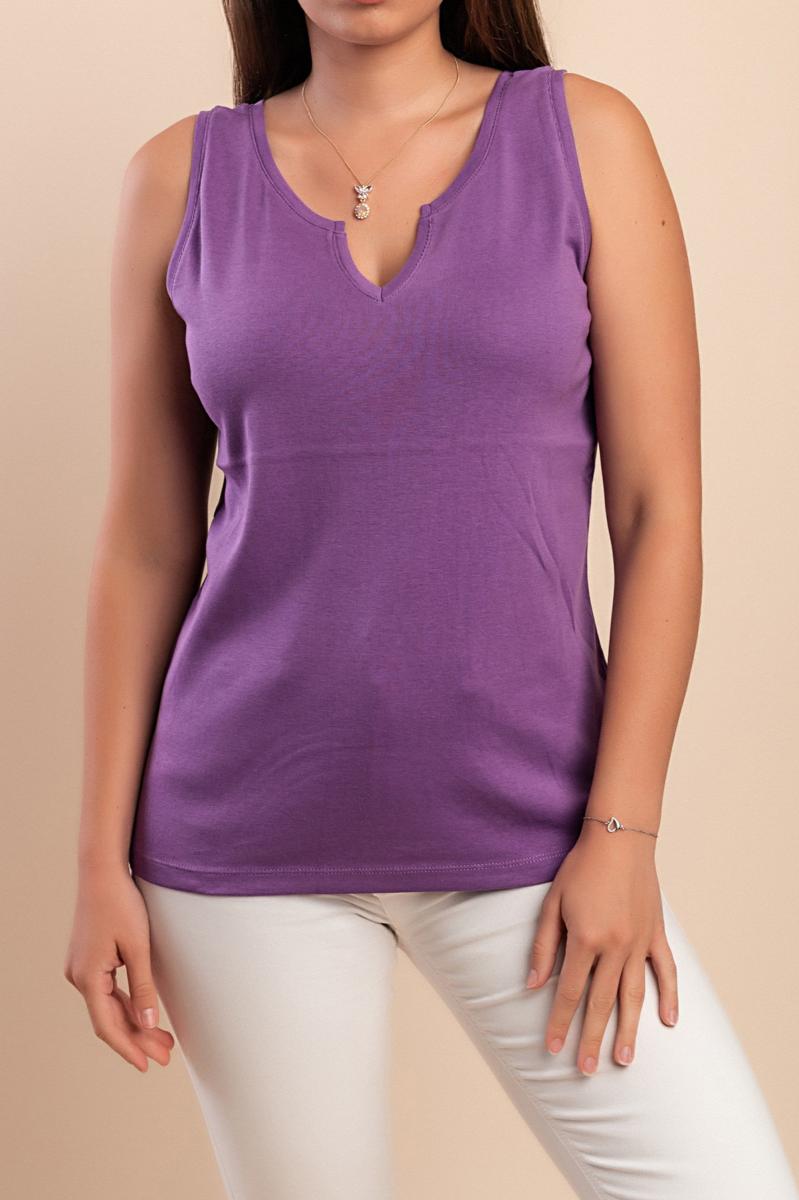 Széles pántos pamut top