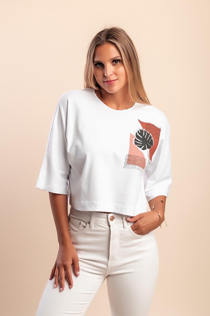 Tricou din bumbac cu imprimeu