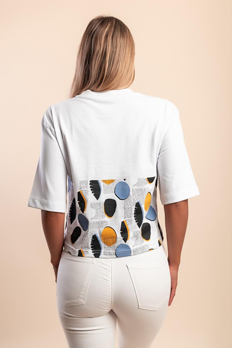 Βαμβακερό T-shirt με print
