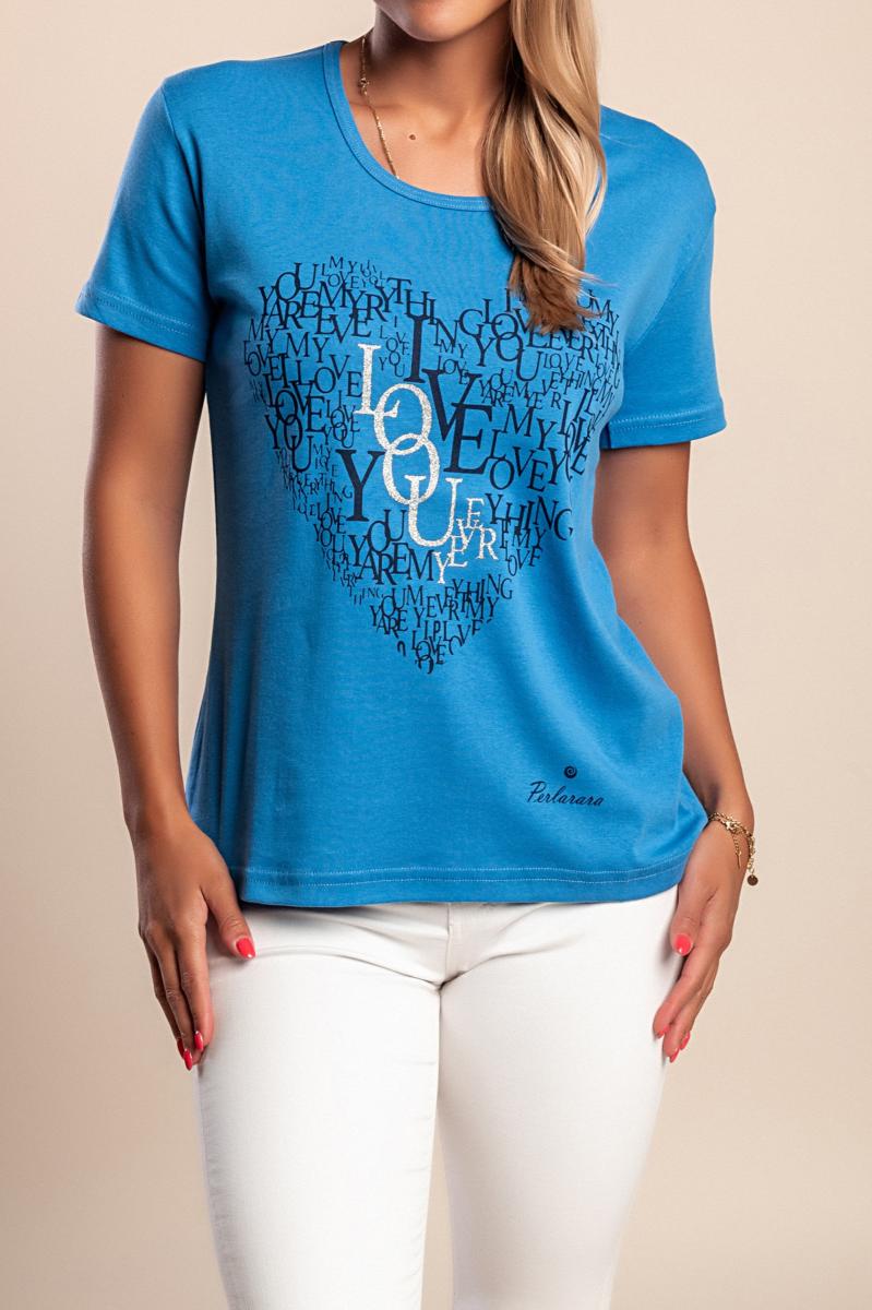 Katoenen T-shirt met print