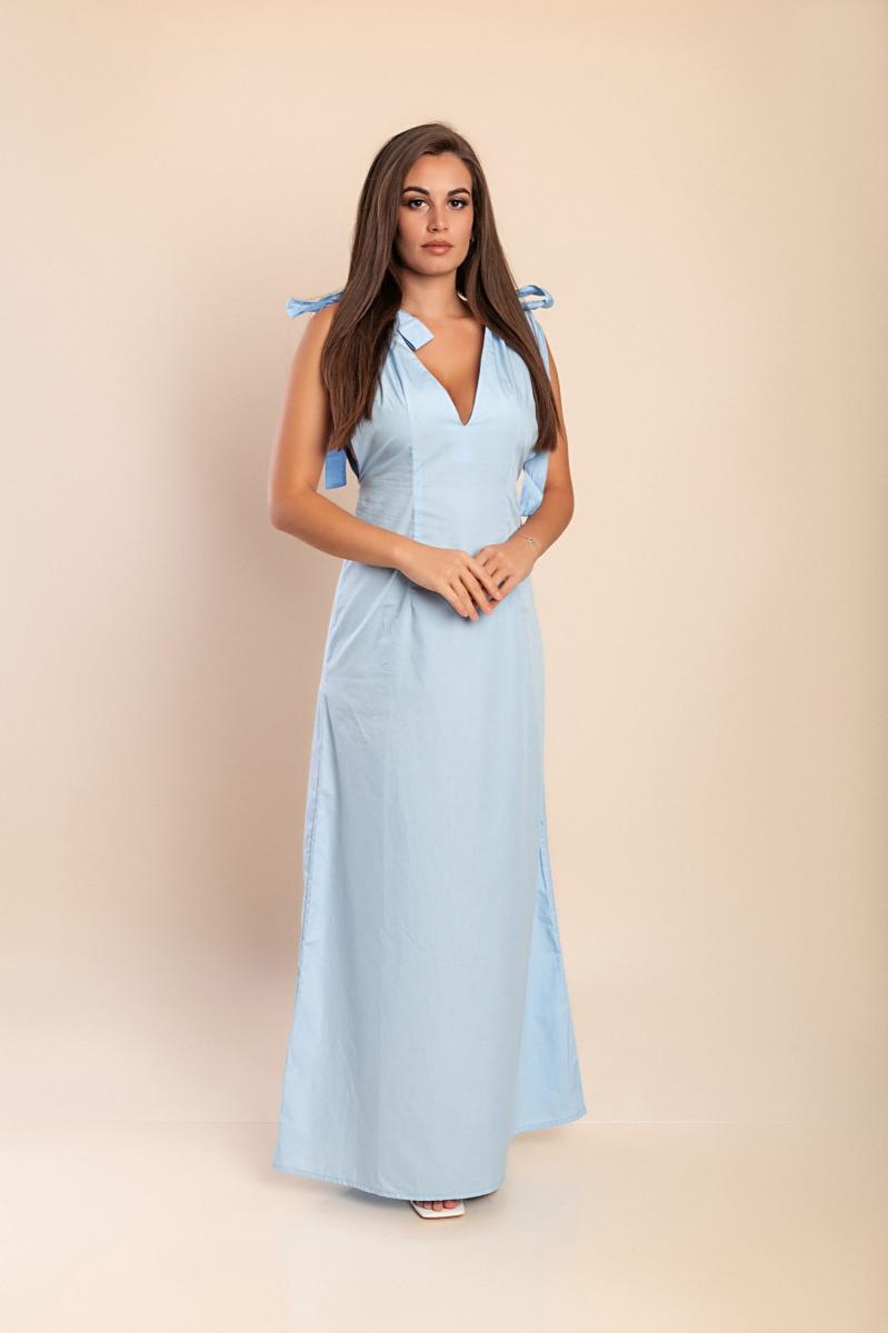 Vestito lungo in cotone