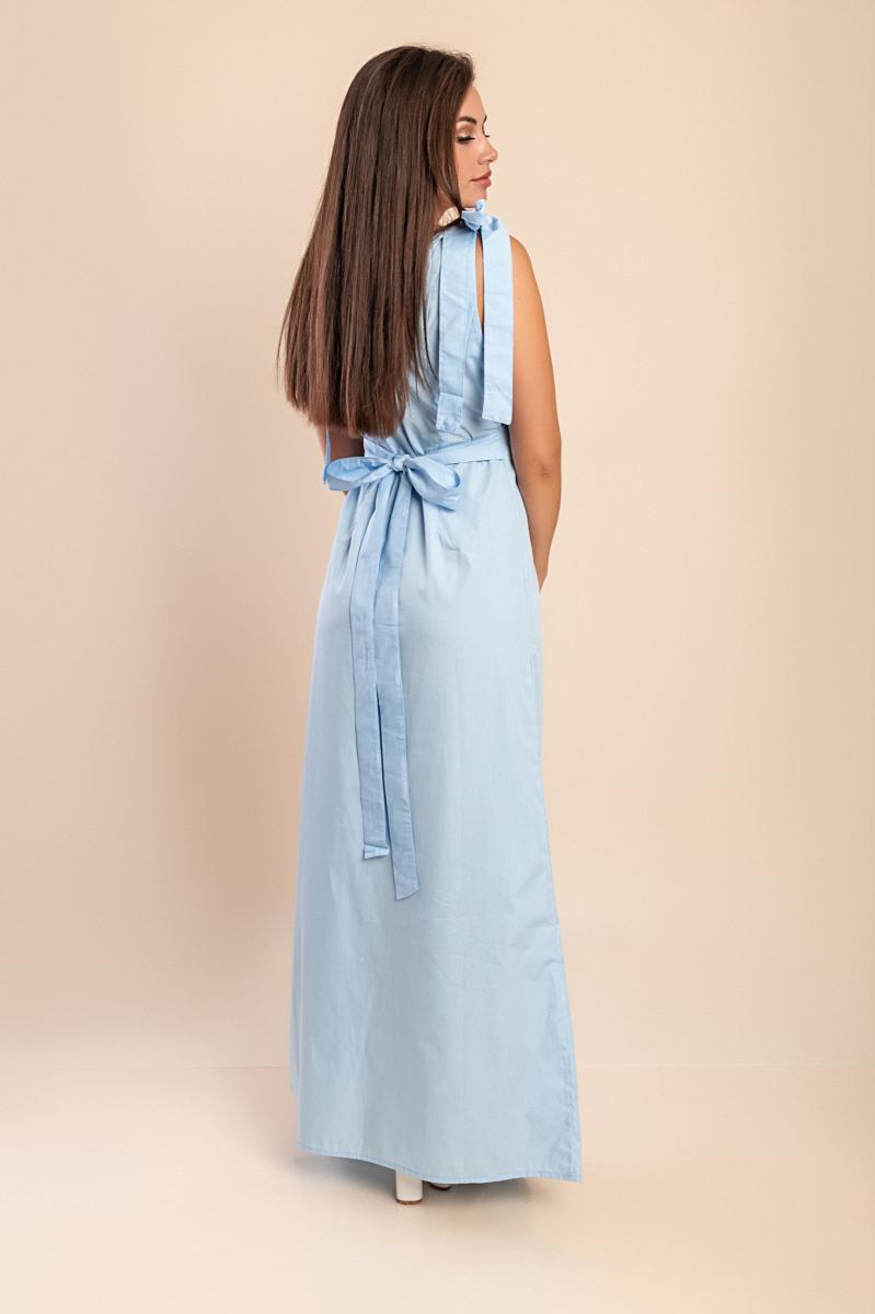 Vestito lungo in cotone